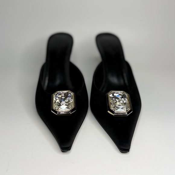 Retrofete Francesca Satin Kitten Mule - Picture 7 of 11